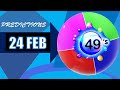 Dobbel UK 49 Prediction for today - 24 Feb 24