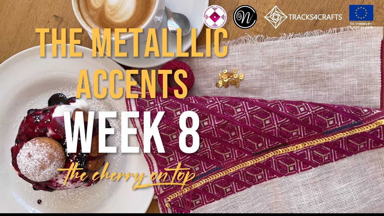 Embroidery Diary | Romanian Blouse | week 8 | The Needlework Chronicles | Tracks4Crafts