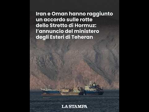 Video HORMUZ, raggiunto ACCORDO tra IRAN e OMAN