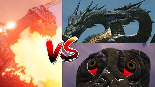 Godzilla VS King Ghidorah & Hedorah | Gigabash: Godzilla Nemesis DLC Gameplay
