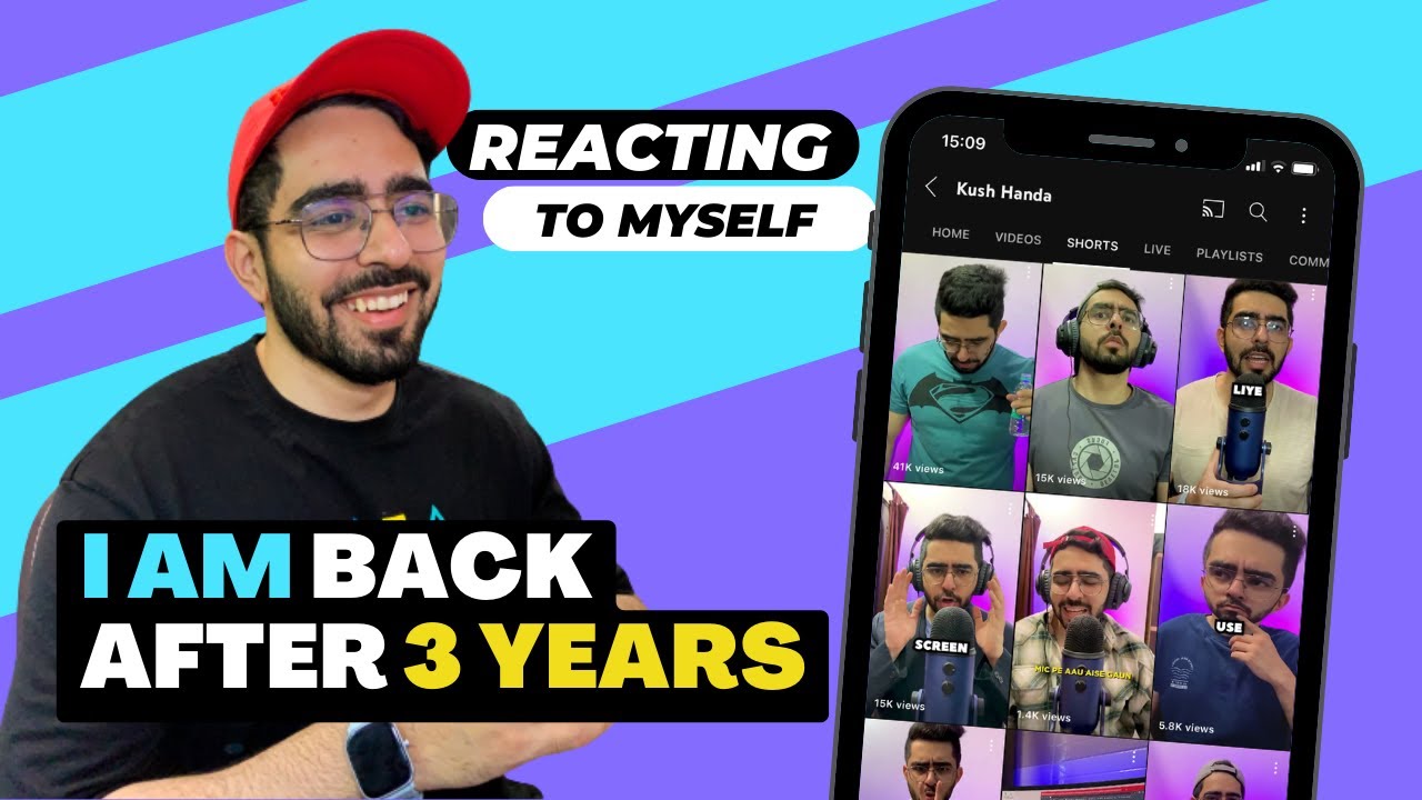 I AM BACK AFTER 3 YEARS! REACTING TO MYSELF 😂 - YouTube