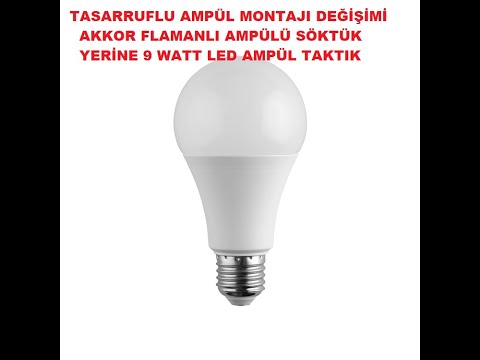 Video: Akkor ampulleri LED ile değiştirebilir miyim?