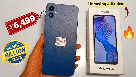 Samsung Galaxy F05 Unboxing First Look 🔥 🔥 | Flipkart sale 2024 ⚡New Budget King 👑 ₹6,499