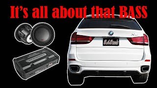 bmw x5 e70 subwoofer