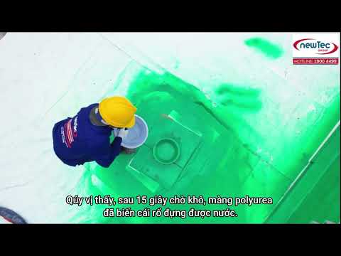 Video Newtec Polyurea phun trực tiếp lên chiếc rổ và Tin được không khi chiếc rổ lại đựng được nước ! - youtube