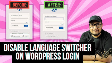 How to Disable Language Switcher on WordPress Login | Site Language Dropdown | WordPress Tutorial