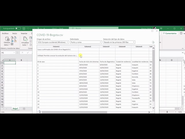 Importar Archivos CSV a Microsoft Excel 365 (Windows) - YouTube