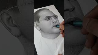 Part- 2 | Draw in Dr BR Ambedkar  #ambedkar #sketch #shorts