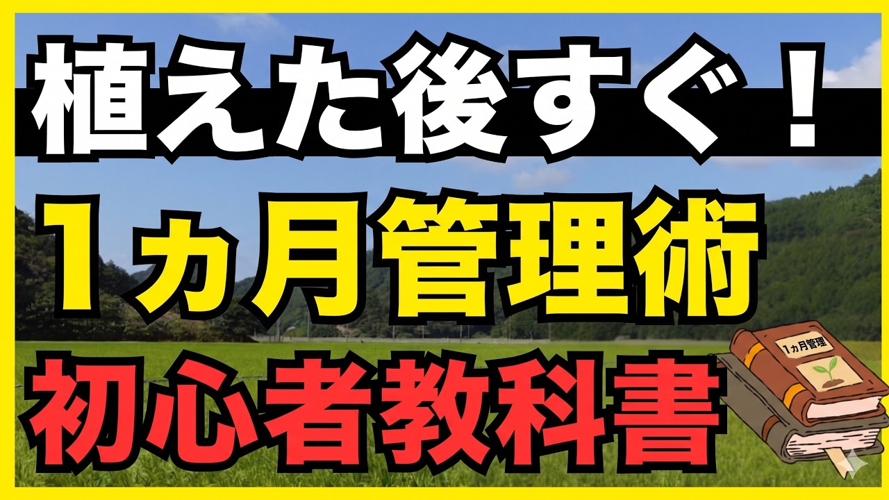 田植え後の油断が命取り?稲を枯らす「透明な敵」と三大リスクの正体