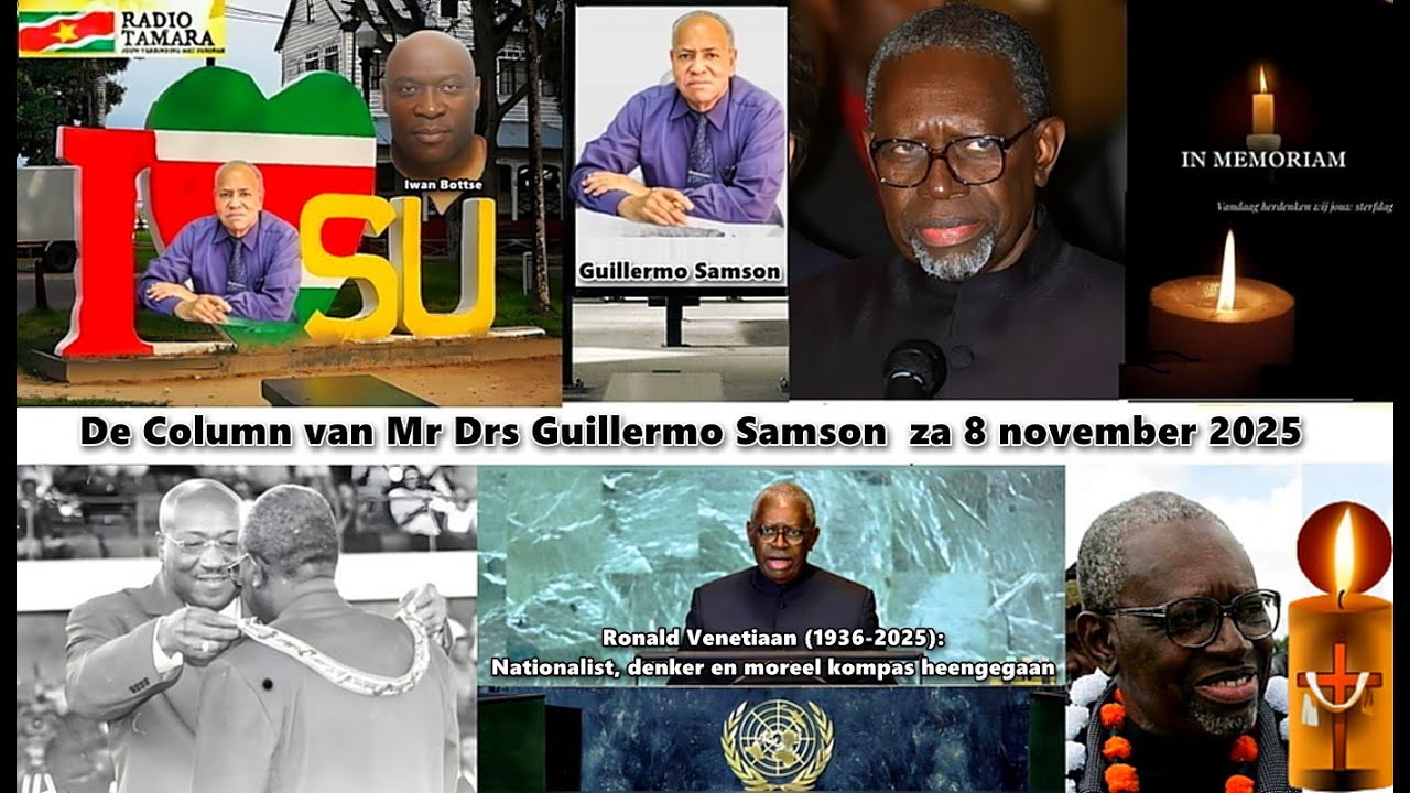 De Column van Mr Drs Guillermo Samson voor Radio Tamara Damsko za 8 november 2025
