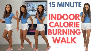 Walk  at Home  - Indoor Walking 15 Minute Home Workout  with Walking Exercises for Weight Loss