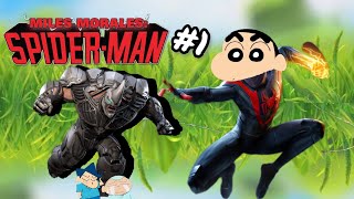 Shinchan and his friends Goes on a SpiderMan Journey (SpiderMan Miles Morales) Episode 1