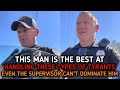 Cop Tried To Harass Him During His Lunch Break But This Man Is Not Easy To Mess