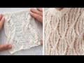 Косы со спущенными петлями спицами— схема узора | Strickschrift Zöpfe mit fallengelassenen Maschen