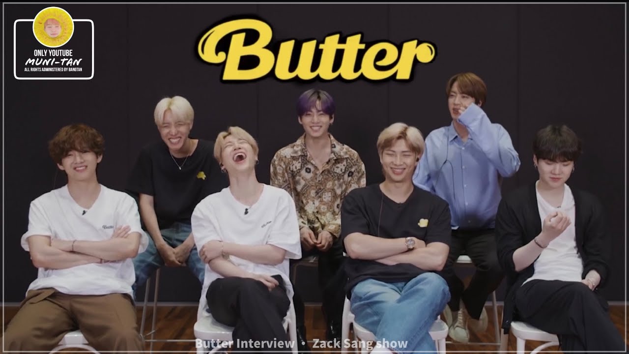 BTS 日本語字幕】#Butter インタビュー 🧈🥞 / 長男はバター×水がお