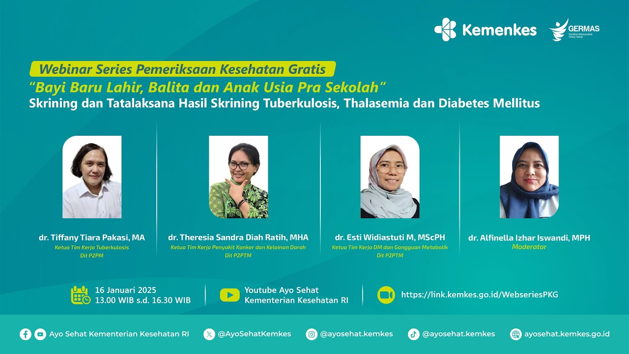 Skrining dan Tatalaksana Hasil Skrining Tuberkulosis, Thalasemia dan Diabetes Mellitus