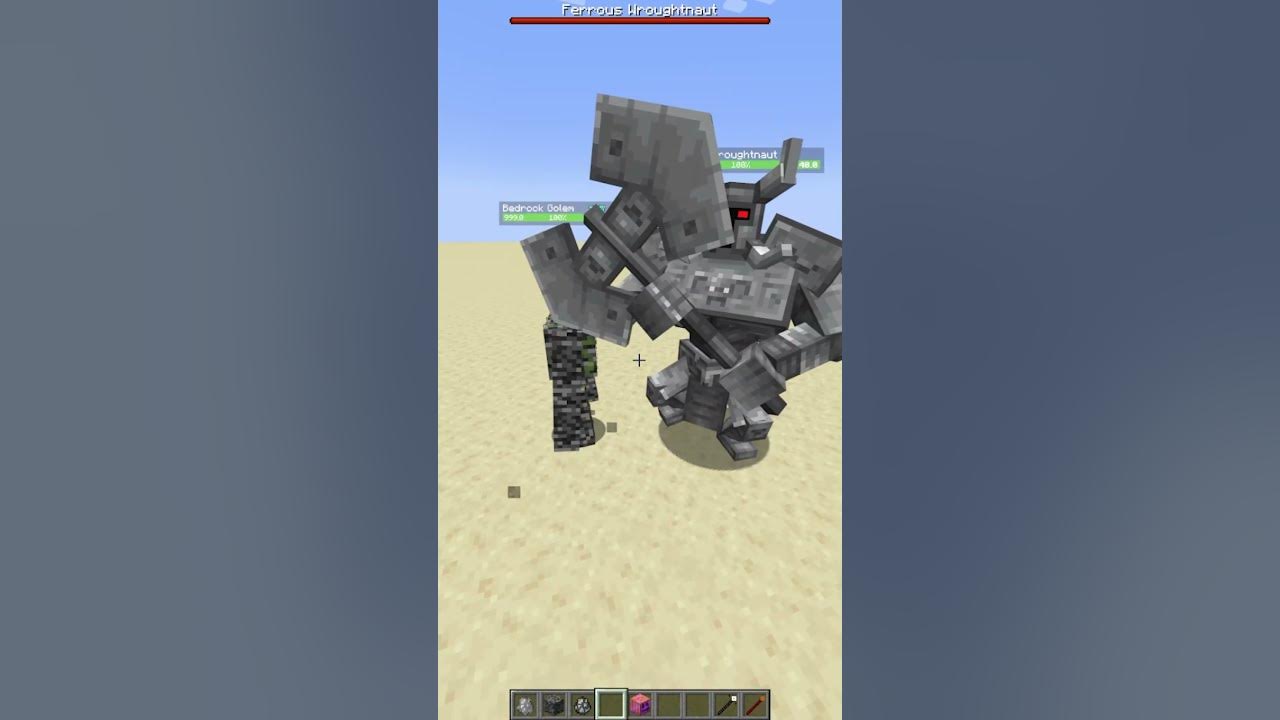 Ferrous Wroughtnaut vs All Extra Golems - TNT Golem