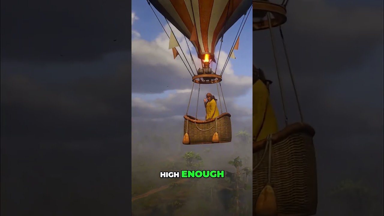 RDR2 Hot Air Balloon Ride Adventure 
