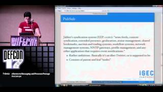 DEFCON 17: eXercise in Messaging and Presence Pwnage