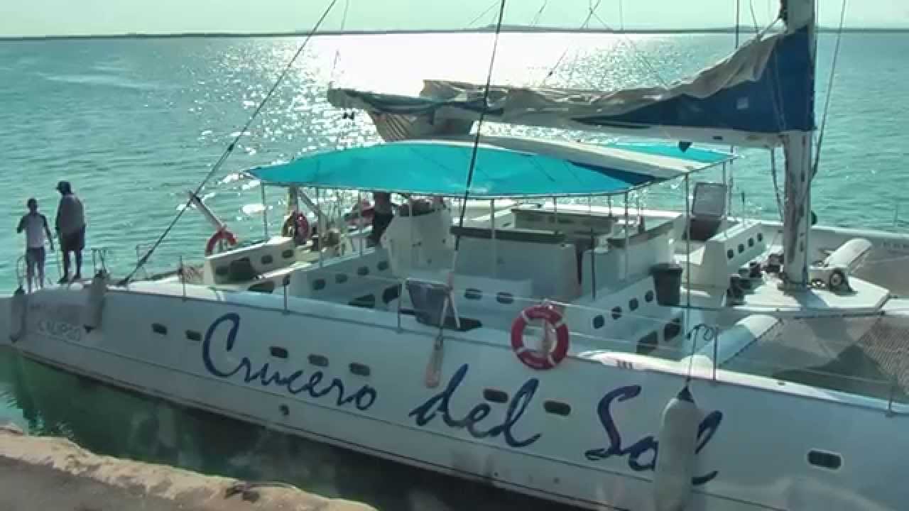 sailing from antilla to cayo saetia cuba on a catamaran