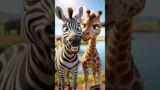 Giraffe’s Selfie Went VERY Wrong! 🦒🤳😂#shorts