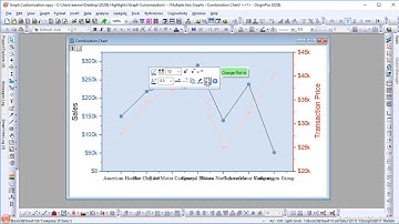 Mini Toolbar Additions for Graph Editing in Origin 2020b