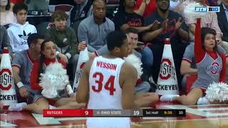 (NCAAM) Rutgers Scarlet Knights at #16 Ohio State Buckeyes in 40 Minutes (2/20/18)