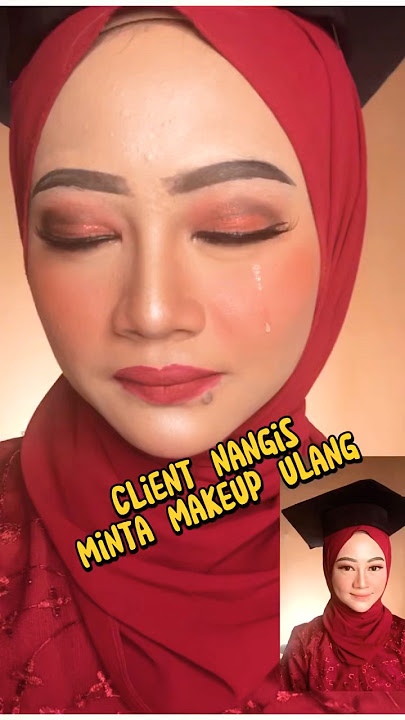 Resiko jadi MUA😰😰😰 #makeupwedding #makeup #makeuptutorial #makeuppengantin #makeupwisuda
