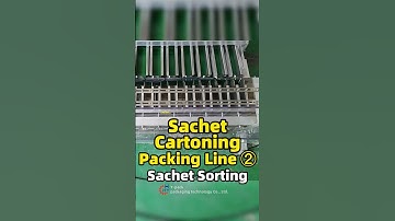 Sachet Cartoning Packing Machine Line ②Sachet Sorting