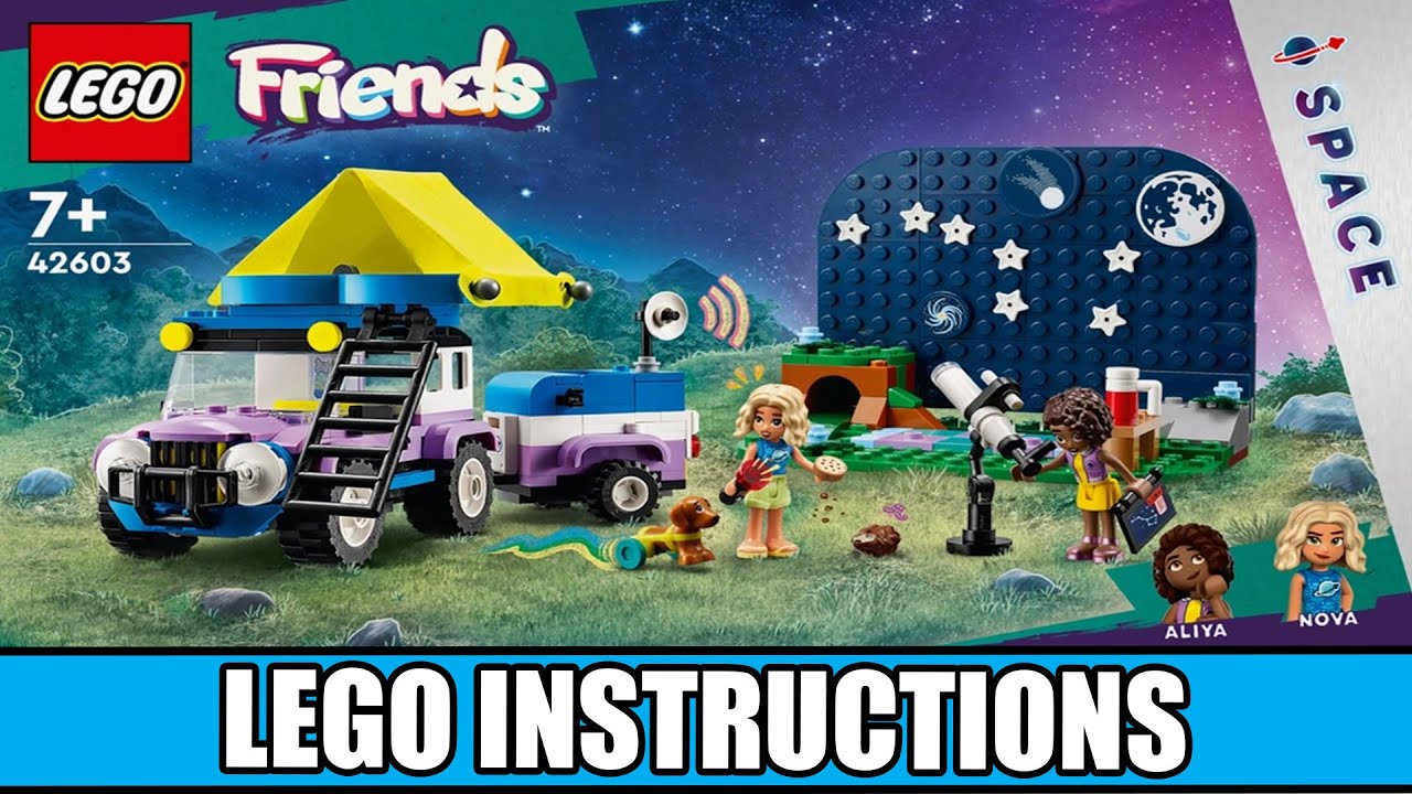 LEGO Instructions - Space - Stargazing Camping Vehicle - Friends LEGO instructions