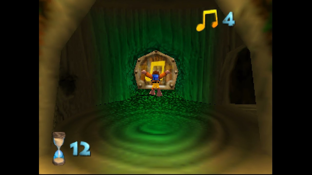 BanjoKazooie Glitch Non ground pound bitclip without lag (PAL only