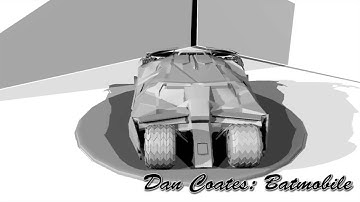 Batmobile Maya Modeling Timelapse - The Dark Knight Rises