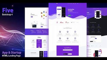 FIVE - HTML App Landing Page | Themeforest Website Templates and Themes