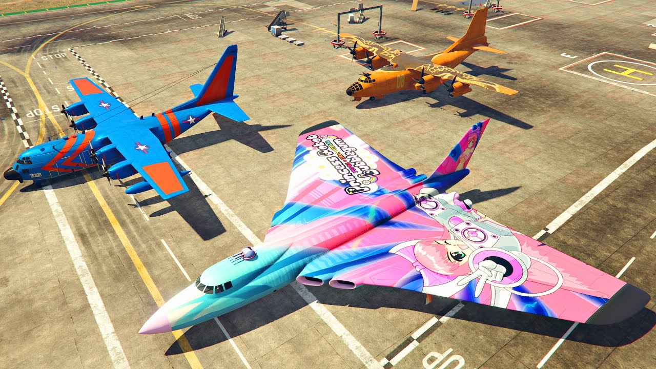 GTA V LARGE PLANES PS5 PRO GAMEPLAY! (NO COMMENTARY)