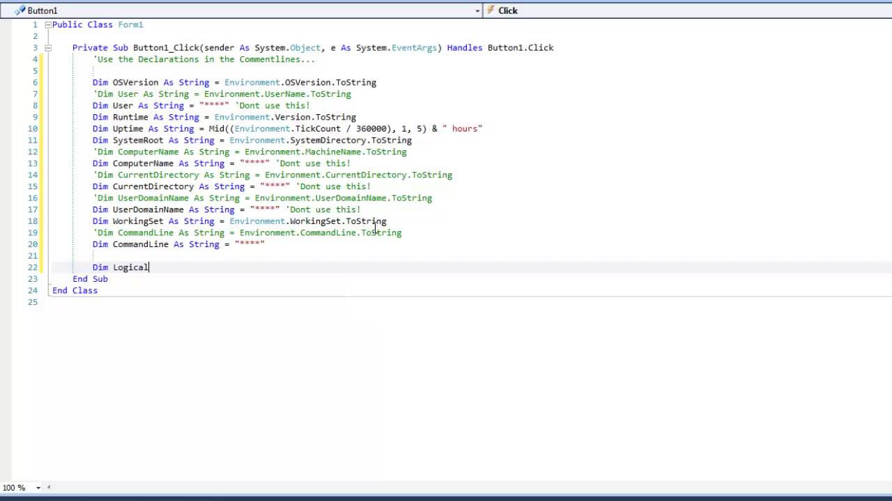 New Update VB.NET Tutorial - Computerinformations - WinForms (Visual Studio 2010/2012)