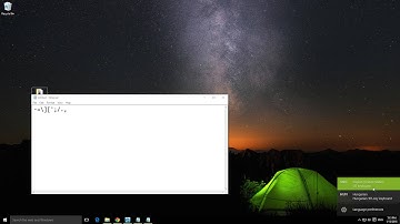 Windows 10 Language bar
