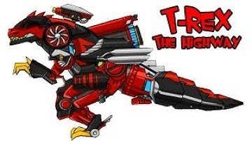 Combine! Dino Robot T Rex The Highway Game