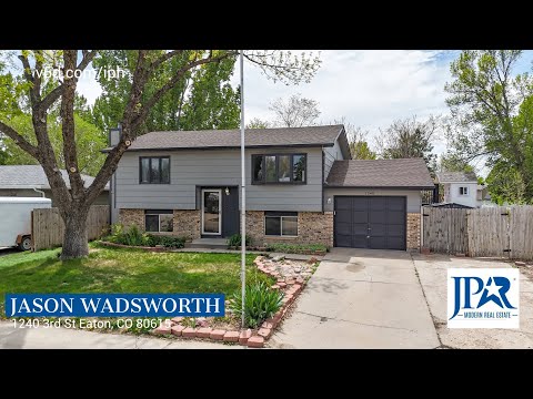 1240 3rd St, Eaton, CO home video tour
