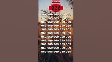 Logically find number "966" in 2 seconds😎#fyp #gk #iq #viralshorts #trending #viralvideo #shorts
