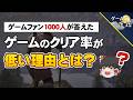 【疑問】なぜゲームのクリア率は低いのか？【第275回-ゲーム夜話】