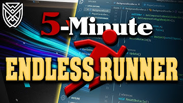 5 Minute ENDLESS RUNNER Game UNITY Tutorial