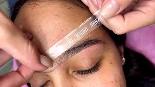 satisfying eyebrow threading compilation| How to thread your eyebrow