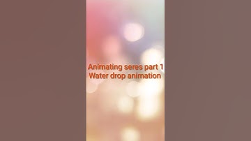 water droplet animation #FlipaClip