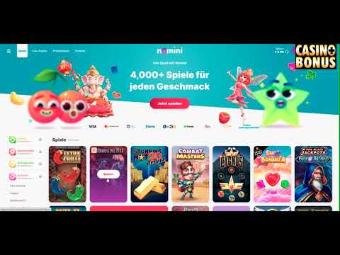 Profitieren Sie von exklusiven Nomini Casino No Deposit Bonus Angeboten für Schweizer Spieler - Spielen Sie Online-Casino auf Deutsch