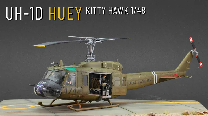 UH-1D "Huey" (Vietnam) | Kitty Hawk 1/48 | scale m...