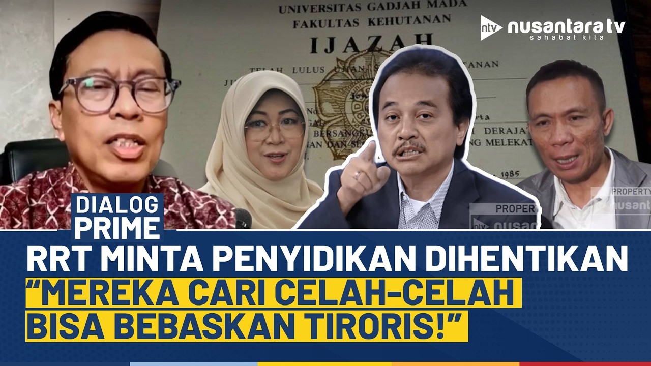 Kubu Roy Suryo Minta Stop Penyidikan, Andi Azwan: Mereka Cari Celah Bebaskan Tiroris | DIALOG PRIME