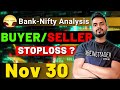 Banknifty SL Hunting Trade Plan For Tomorrow✍️  | 30th Nov 2023