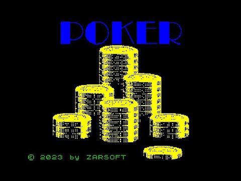 POKER (2023) ZX Spectrum - YouTube