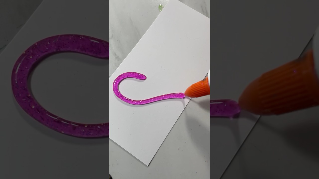 Easy Glitter Glue Lettering: No Stencils Needed!, 