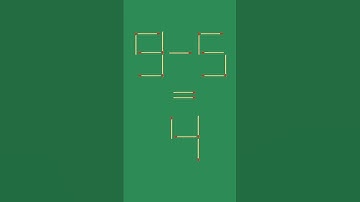 🤔#Matchstick Puzzle: Move One Brain Out 🤔